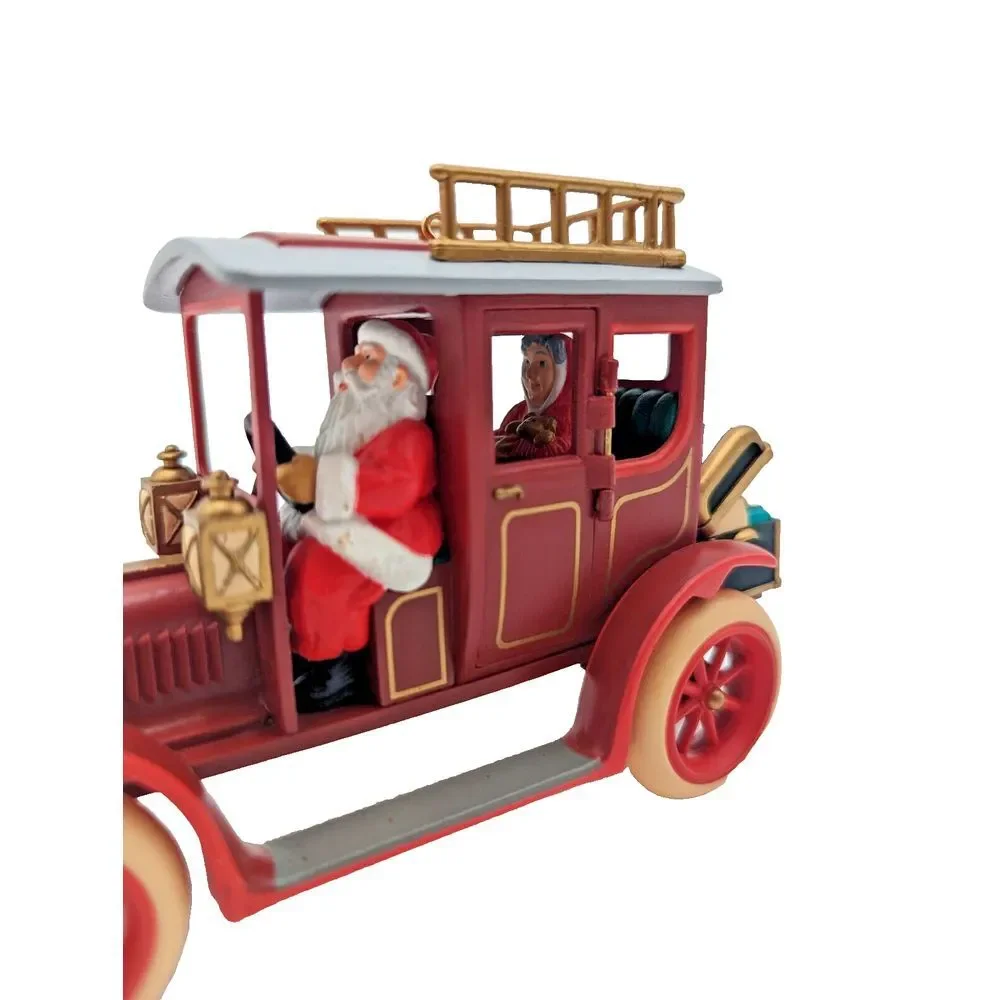 1993 Hallmark Keepsake Ornament Shopping With Santa Here Comes Santa Anniversary